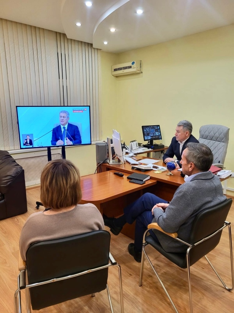 Прямая трансляция «Прямой линии» с Главой Республики Башкортостан Радием Фаритовичем Хабировым