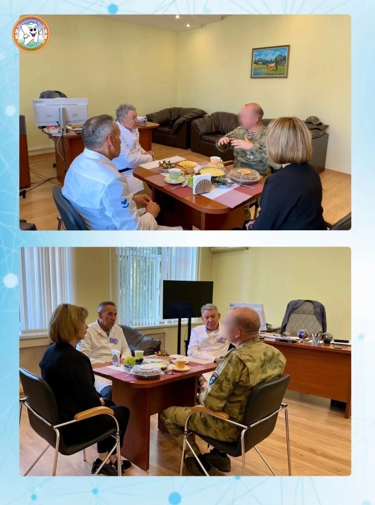 Встреча с нашим коллегой, который с честью выполняет свой воинский долг в зоне СВО